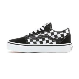 Zapatilla Vans YT Ward Negro/Cuadros