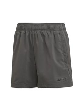 Pantalon Corto Adidas Niño Gris