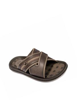 Sandalia Cartago Fiji IV Slide Hombre Marron