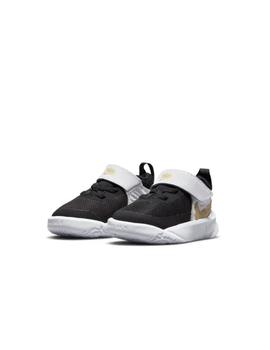 Zapatilla Nike Team Hustle D10 TD Negro y Oro