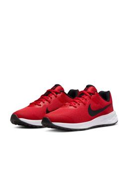Zapatilla Nike Revolution 6 NN GS Rojo y Negro
