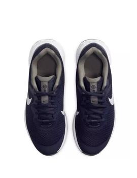 Zapatilla Nike Revolution 6 NN GS Marino y Blanco