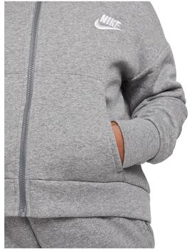 Chaqueta Nike Sportswear Club Fleece Niña Gris