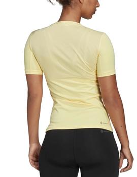 Camiseta Adidas TF Train T Mujer Amarilla