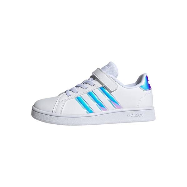 Gran Barrera de Coral Médico Navidad Zapatillas Adidas Grand Court C para niña blancas