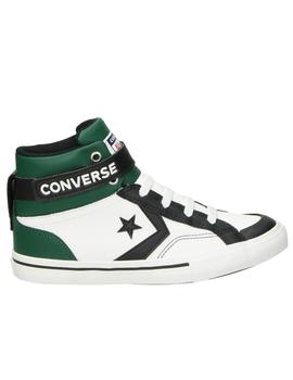 Zapatilla Converse Pro Blaze Strap PS Blanco y Verde