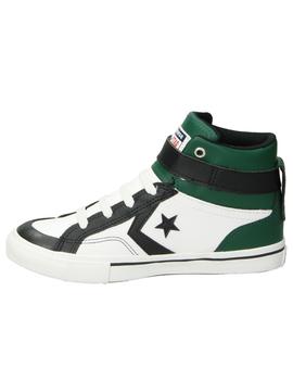 Zapatilla Converse Pro Blaze Strap PS Blanco y Verde