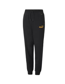 Pantalón Puma Power Kids Negro y Amarillo