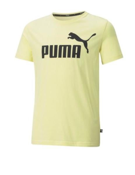 Competir Plata Buzo Camiseta Puma ESS Logo Kids Amarillo y Negro
