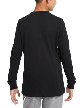 Camiseta Nike Sportswear Niño Negro