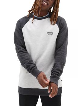 Sudadera Vans Mn Rutland Gris/Blanco