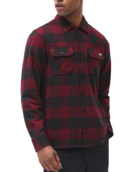 Camisa Dickies New Sacramento Cuadros Granate y Negro