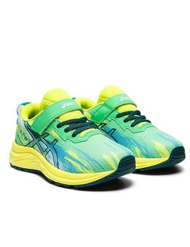 Zapatilla Asics Pre Noosa Tri 13 PS Verde y amarillo