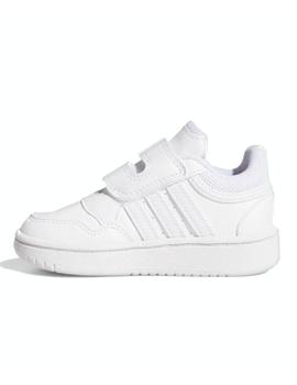 Zapatilla Adidas Hoops 3.0 CF Bebé Blanco