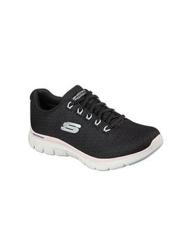 Zapatilla Skechers Flex Appeal 4.0 WP Mujer BKPK