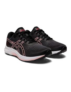 Zapatilla Asics W Gel Excite 9 Negro y Rosa