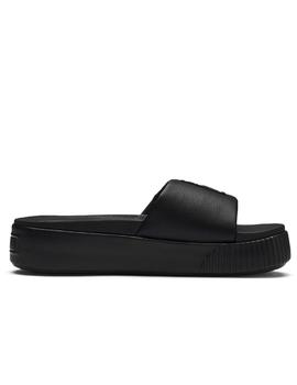Chancla Puma Plataform  Mujer Negra