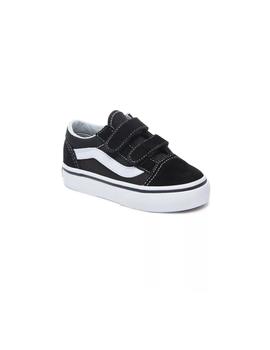 Zapatilla Vans TD Old Skool V Negro/Blanco