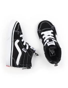 Zapatilla Vans TD Filmore Hi Zip Negro/Blanco