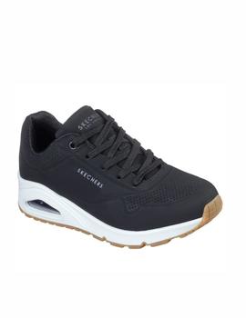 Zapatilla Skechers Uno Air Mujer BLK