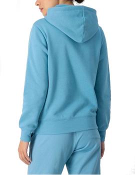 Sudadera Champion Capucha Mujer Turquesa