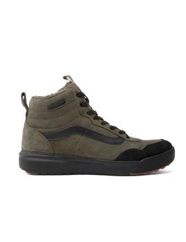 Zapatilla Vans MN Range Exp Hi Sherpa Verde y Negro
