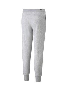 Pantalón Puma W ESS Fleece Gris