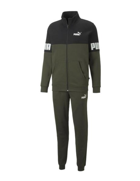 Chandal puma top verde hombre