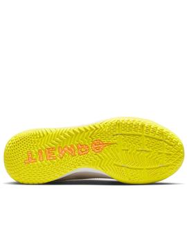 Bota Nike JR Legend 9 ACD IC Sala Gris Y Amarillo