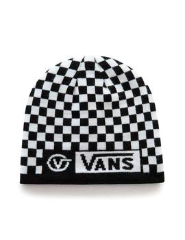 Gorro Vans Circle Tab Kids Cuadros Negro Y Blanco