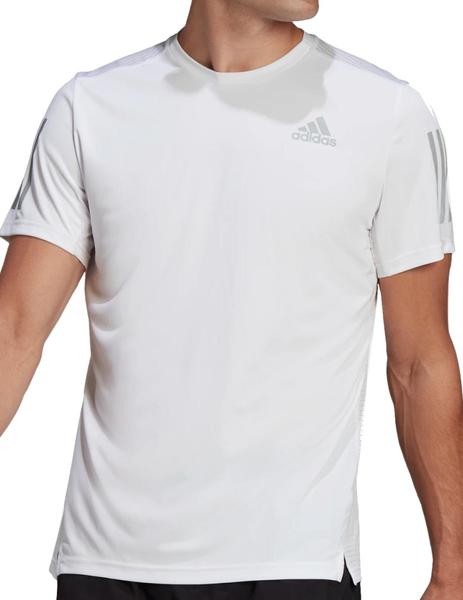 Red ¿Cómo hidrógeno Camiseta Adidas Owntherun Hombre Blanco