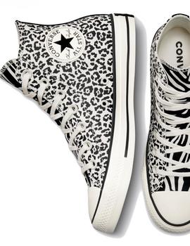 Zapatilla Converse All Star Alta Lona Animalier