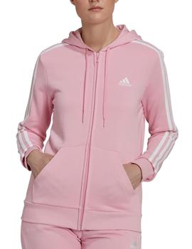 Chaqueta Adidas 3S FT FZ Mujer Rosa