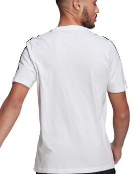 Camiseta Adidas 3S SJ Hombre Blanca