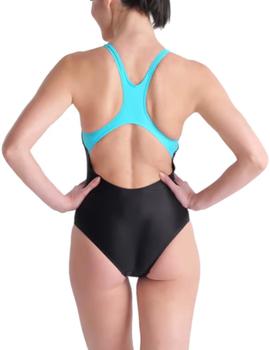 Bañador Arena Swim Pro Mujer Negro/Martinica
