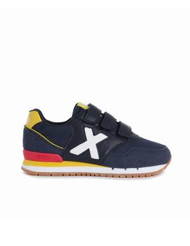 Zapatilla Munich Dash Kid Velcro 139 Marino