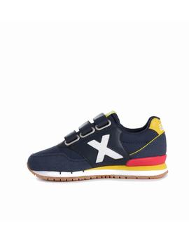 Zapatilla Munich Dash Kid Velcro 139 Marino