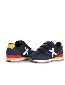 Zapatilla Munich Dash Kid Velcro 139 Marino