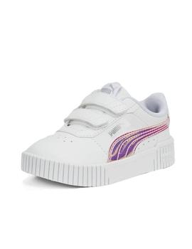 Zapatilla Puma Carina 2.0 Holo V Bebé Blanco