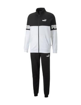 Chandal Puma Power Colorbloc Negro/ Blanco