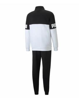 Chandal Puma Power Colorbloc Negro/ Blanco