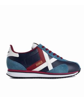 Zapatilla Munich Sapporo 143 Azul, rojo y blanco