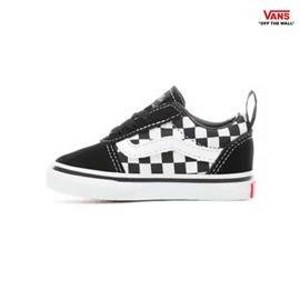 Zapatilla Vans TD Ward Slip On Cuadros Bebé Negra