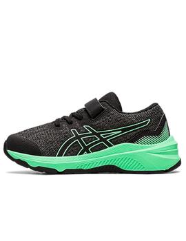 Zapatilla Asics GT-1000 11 PS Negro y Verde