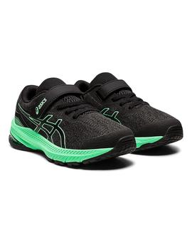 Zapatilla Asics GT-1000 11 PS Negro y Verde