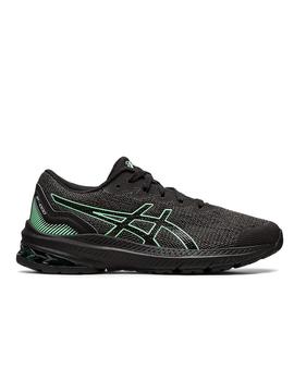 Zapatilla Asics GT-1000 11 GS Negro/Verde