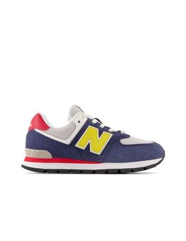 Zapatilla New Balance 574 GS Marino/Amarillo/Rojo