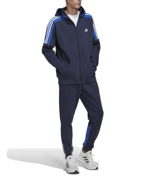 pintor Confirmación Sustancialmente Chandal Adidas MTS Fleece CN Hombre Azul