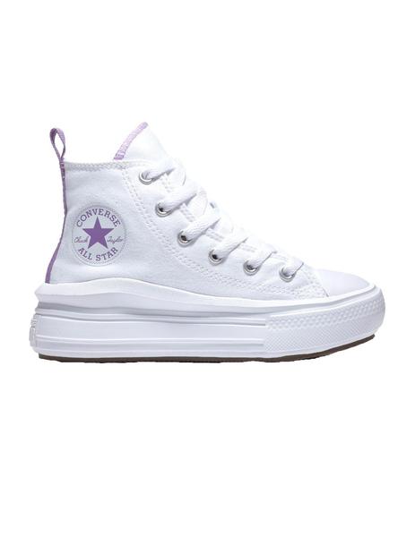 Zapatilla Converse Move Lona JR Blanco/Morado