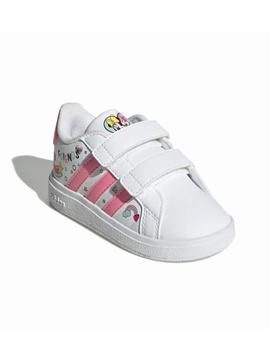 Zapatilla Adidas Grand Court Minnie CF Bebé Rosa